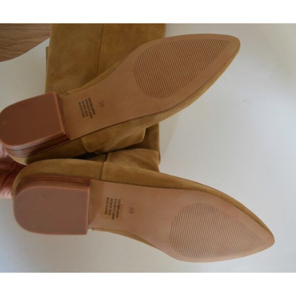 Anthropologie Silent D Bianca Boots Suede Size 39 - Picture 8 of 13